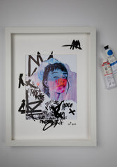 FRAMED HAND EMBELLISHED - "Artist"