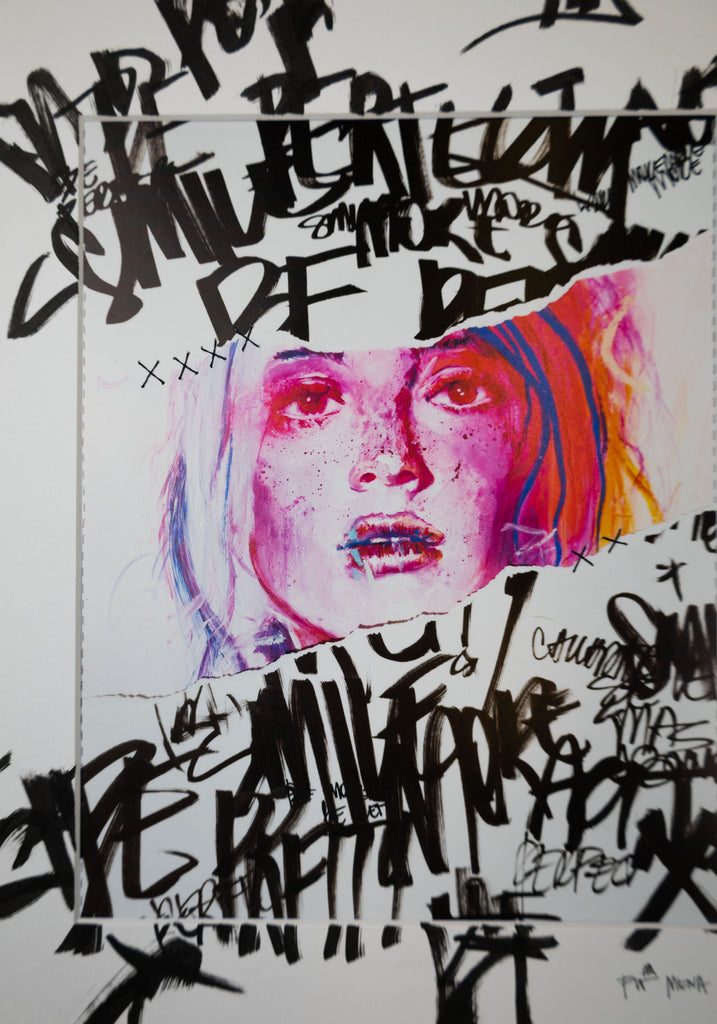 FRAMED HAND EMBELLISHED - "Perfect"