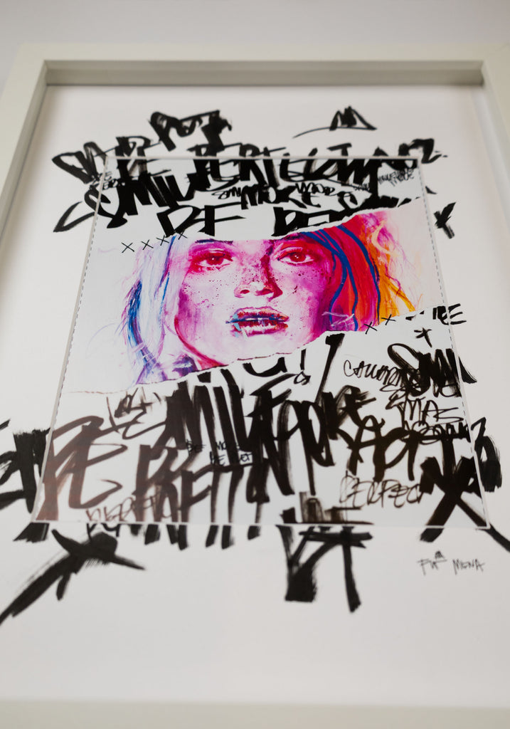 FRAMED HAND EMBELLISHED - "Perfect"