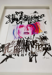 FRAMED HAND EMBELLISHED - "Perfect"