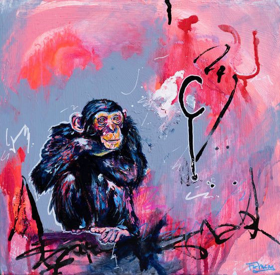 Day 15- Chimpanzee Print