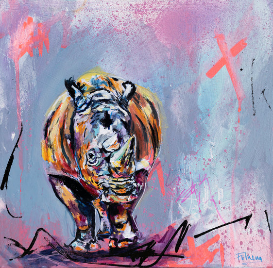 Day 18- Rhino Print