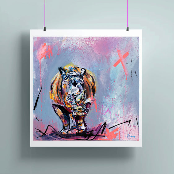 Day 18- Rhino Print